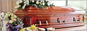 ?? (Internet pic) ?? The High Court has stopped a funeral that was scheduled for yesterday, after one of the sons of the deceased drew a gun at his brother and ordered him out of their late mother’s house.