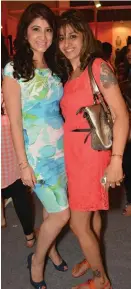  ??  ?? Mallika Jain with Poonam Arora