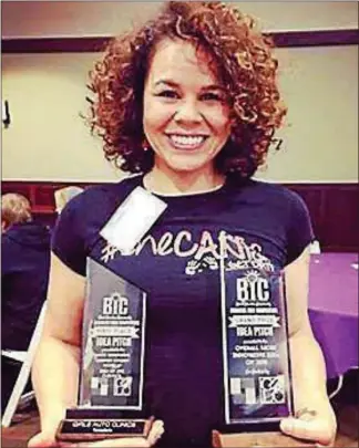  ?? PHOTO FROM GIRLS AUTO CLINIC WEBSITE ?? Patrice Banks of Girls Auto Clinic in Upper Darby displays some of the awards she’s received while starting her business.