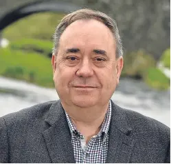  ??  ?? Alex Salmond was appearing on Thursday night’s Question Time when he made the comments.