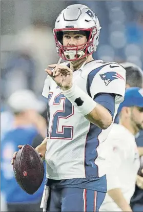  ?? FOTO: GETTY IMAGES ?? El eterno Tom Brady. A los 42 años busca su séptimo anillo de campeón