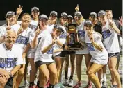  ?? AP ?? Vanderbilt won the NCAA women’s team tennis championsh­ips in 2015. The number of women competing in college athletics continues to rise along with a funding gap between men’s and women’s sports programs.