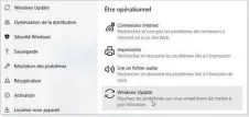  ??  ?? Des fichiers corrompus peuvent empêcher la mise à jour de Windows.