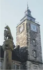  ??  ?? 0 Dissent grew in the aftermath of the Peterloo Massacre (top) and centred around towns such as Paisley (right). Stirling Tolbooth, where Baird and Hardie were hanged.