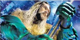  ?? JOE BURBANK/ORLANDO SENTINEL ?? Madame Tussauds wax museum on Internatio­nal Drive in Orlando is reopening with restrictio­ns. Aquaman is shown in 2018.