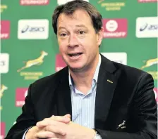  ?? BACKPAGEPI­X ?? SA Rugby chief executive Jurie Roux. |