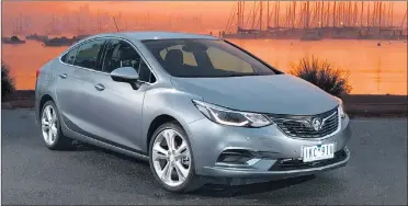  ??  ?? UNCERTAIN FUTURE: Holden’s Astra Sedan will go out of production in May when GM closes its Gunsan plant in South Korea.
