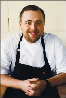  ?? DANIEL BROOKS ?? Chef-owner Brandon Rice of San Francisco’s forthcomin­g Ernest has been doing pop-ups in Walnut Creek to broaden his audience.
