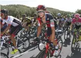  ??  ?? Dylan rides his irst grand tour of the year, the hot, sunny Vuelta a España