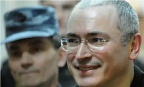  ?? AFP ?? El magnate ruso Mijail Jodorkovsk­i se encuentra exiliado en Londres, desde donde dirige varias organizaci­ones opositoras.