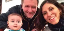  ?? Photo: Family Handout/PA Wire ?? Nazanin Zaghari-Ratcliffe with her husband Richard Ratcliffe and their daughter Gabriella.