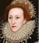  ?? ?? Evelyn is remade as Queen Elizabeth I in this late 1500s portrait