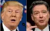  ?? PHOTO: AP ?? President Donald Trump took to Twitter ahead of former FBI director James Comey’s first interview on his book A Higher Loyalty: Truth, Lies and Leadership.