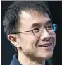  ??  ?? Lu Qi, president and chief operating officer of Baidu Inc