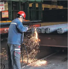  ?? AFP ?? A steel factory in China. Recovery in emerging markets is expected to offset some of China’s gradual slowdown