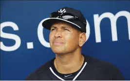  ?? AP PHOTO ?? Alex Rodriguez arrived Friday at the Yankees’ minor league complex in Tampa, Fla., to work with prospects taking part in instructio­nal league.