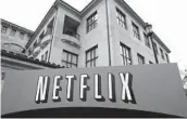  ?? MARCIO JOSE SANCHEZ AP ?? Netflix is one of the companies participat­ing in brand activism over the past week.