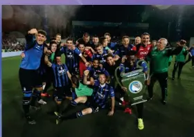  ?? ARCHIVO ?? El Atalanta es el único club italiano con vida en la Champions.