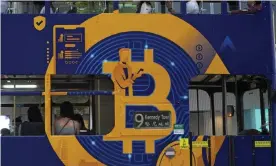  ?? Photograph: Kin Cheung/AP ?? China has banned banks using bitcoin and banished so-called crypto ‘miners’ from the country.
