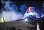  ?? ?? A participan­t performs during the Red Bull Car Park Drift in Anjalay Stadium, Mauritius on September 2, 2023