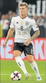  ??  ?? TALENTO. Kroos, con Alemania.