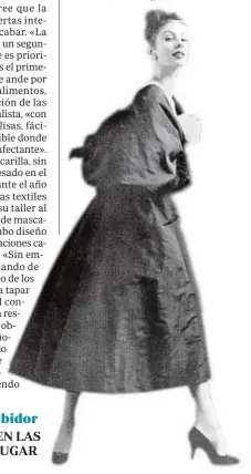  ?? ABC ?? Desde la ‘era Cristóbal’, la firma de origen español no hacía alta costura// LA VUELTA DE BALENCIAGA