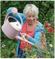  ??  ?? Don’t forget to keep plants with long flowering seasons watered throughout the summer