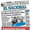  ??  ?? El Nacional de Venezuela 10 de octubre de 2018