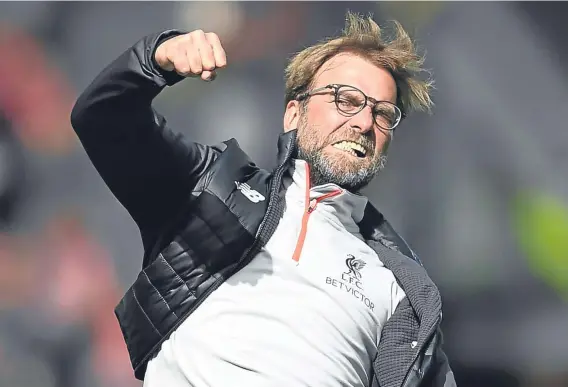  ??  ?? Boss Jurgen Klopp was disappoint­ed his Liverpool side allowed Bournemout­h to snatch a late equaliser at Anfield in midweek.