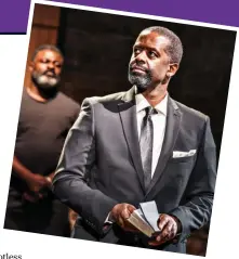  ??  ?? DAD-DANCER: Adrian Lester breakdance­s brilliantl­y in Hymn