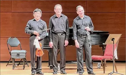  ?? University at Albany ?? Stockton Chamber Players perform Wednesday at the Perfomring Arts Center at the University at Albany.