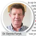  ??  ?? Dr. Dennis Farrell, voorsitter van die George-sakekamer