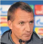  ??  ?? Celtic boss Brendan Rodgers.