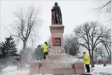  ?? LARS HAGBERG THE CANADIAN PRESS ?? Starting next week, residents will get the chance to voice their opinions online and in person on Macdonald and his place in the city's history.