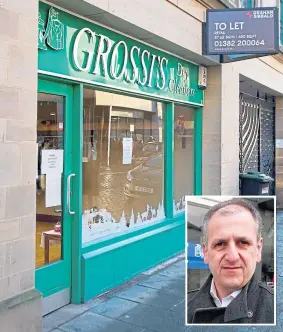  ??  ?? Paul Grossi will close his dry cleaning business in the city centre.