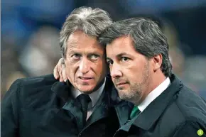  ??  ?? Bruno de Carvalho foi buscar Jorge Jesus ao Benfica