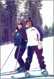  ?? Name
/ Union Democrat ?? Frank and Sally Helm, who have owned Dodge Ridge Ski Resort for 45 years, are pictured above on opening day in 1998.