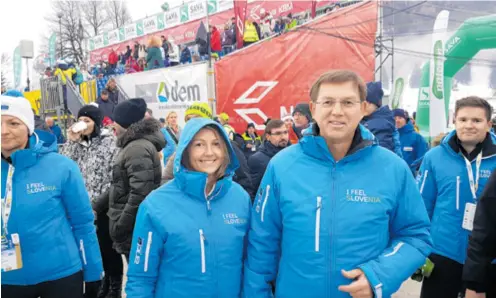  ??  ?? Slovenski premijer Miro Cerar s partnerico­m Mojcom Stropnik, 36-godišnjom pravnicom
