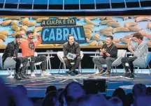  ?? COMEDY CENTRAL ?? ‘A Culpa é do Cabral’. A trupe é outra atração do evento