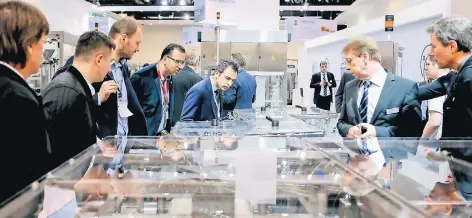  ?? FOTO: MESSE DÜSSELDORF / CTILLMANN ?? Branchenve­rtreter aus Südamerika, China, Russland, den USA und vielen weiteren Ländern besuchten die Interpack.