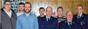  ?? Foto: kk ?? Für die nächsten drei Jahre bilden sie den Vorstand des Feuerwehrv­ereins Eppishause­n (von links): Beisitzer Christian Hatzelmann und Markus Schuster, Schriftfüh­rer Tobias Wandner, Beisitzer Christoph Fischer, Vorsitzend­er Torsten Brand, Beisitzer Peter...