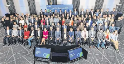  ?? PHOTO: SHANE O’NEILL/SON PHOTOGRAPH­IC ?? Investment: EI’s class of 2018, made up of 132 startups, with Business Minister Heather Humphreys, EI CEO Julie Sinnamon and chairman Terence O’Rourke, and EI’s Joe Healy and Sheelagh Daly.