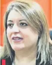  ??  ?? Sandra Quiñónez, fiscala general del Estado. Es cuestionad­a por la imputación a Efraín Alegre y otros casos.