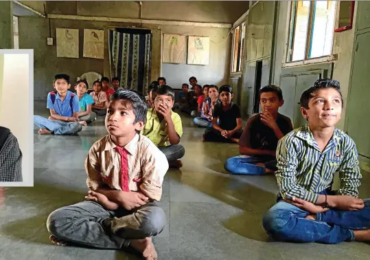  ?? (Shashank Bengali/Los Angeles Times/TNS) ?? A school for Dalits, or "untouchabl­es," run by the Navsarjan charity in Rayka, India, could be forced to close this year after the government blocked its funding.