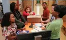  ?? Photograph: Gilles Mingasson/ ABC ?? Let that be a lesson … Quinta Burnson, Janelle James, Lisa Ann Walter, Tyler James Williams and Sheryl Lee Ralph in Abbott Elementary.