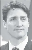  ??  ?? Justin Trudeau