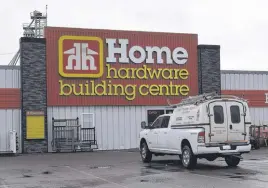  ?? CHELSEY GOULD • TRURO NEWS ?? The Home Hardware on Willow Street in Truro is relocating to the former Sears location in the Truro Mall.