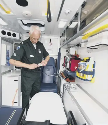  ??  ?? 0 Around 15 paramedics in Edinburgh have undertaken additional specialist training