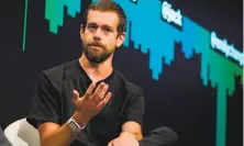  ?? Michael Nagle / Bloomberg ?? Twitter CEO Jack Dorsey, seen here in May, says the new policies will “help build trust” with the company’s users.