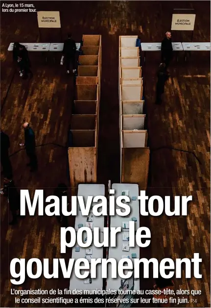  ?? A Lyon, le 15 mars, lors du premier tour. ?? A nos lecteurs. Retrouvez votre journal «20 Minutes» lundi 25 mai dans les racks. En attendant, vous pouvez suivre l’actualité sur tous nos supports numériques.